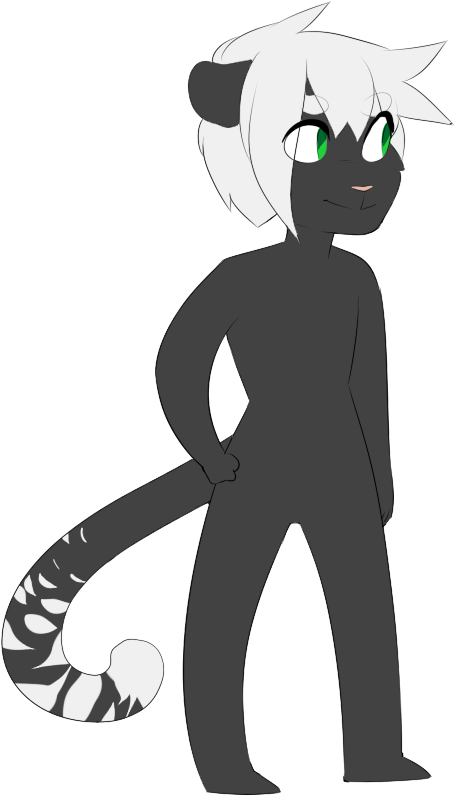 Feline The Demon By V I By Draco Furrynity Fur Affinity - Cartoon (586x902)