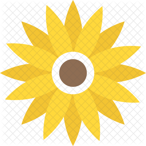 Water Lily Icon - Sol Con Fondo Blanco (512x512)