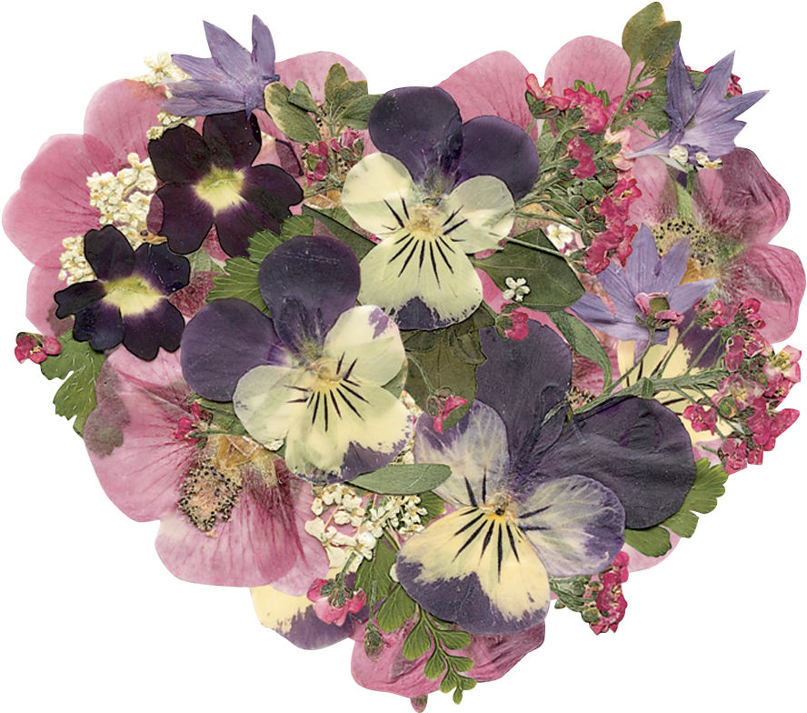 Johnny Bouquet Blog Art Of Flowers - Plum Purple Flower Heart Dried Pressed Glass Pendant (926x827)