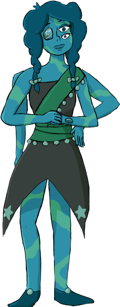 Gem Oc Fusion Chrysocolla By Waterlily-gems - Cartoon (773x1033)
