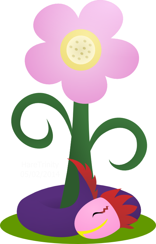 Tatzlwurm And Flower By Haretrinity - Rose (513x799)