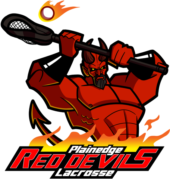 Red Devils Lacrosse By Joehoganart - Belgium National Football Team (600x660)