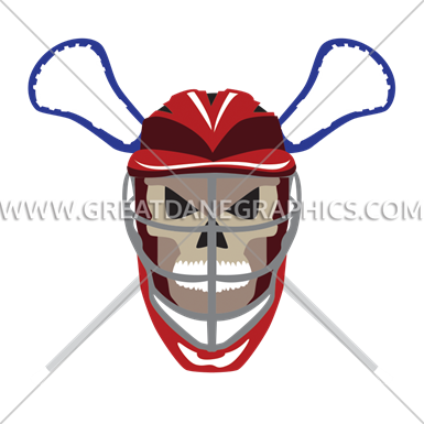 Lacrosse Skull - Goaltender Mask (385x385)