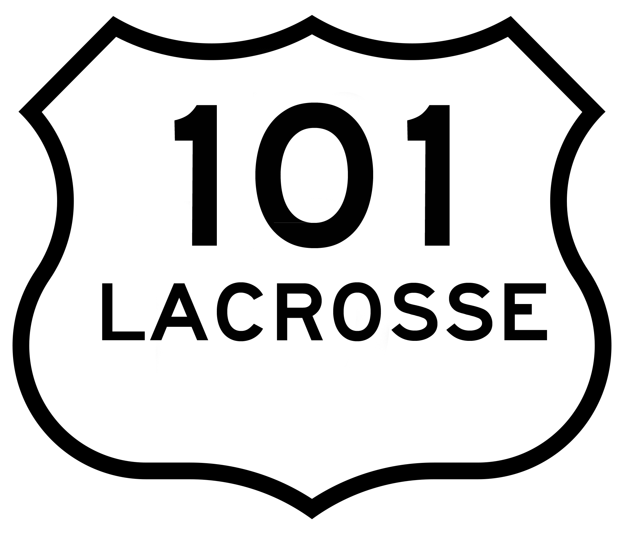 101logo Original - Us 101 Sign (2000x1714)