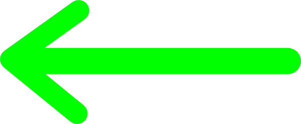 Left Green Arrow Skinny 1 Clip Art At Clker - Green Arrows Transparent Background (600x248)