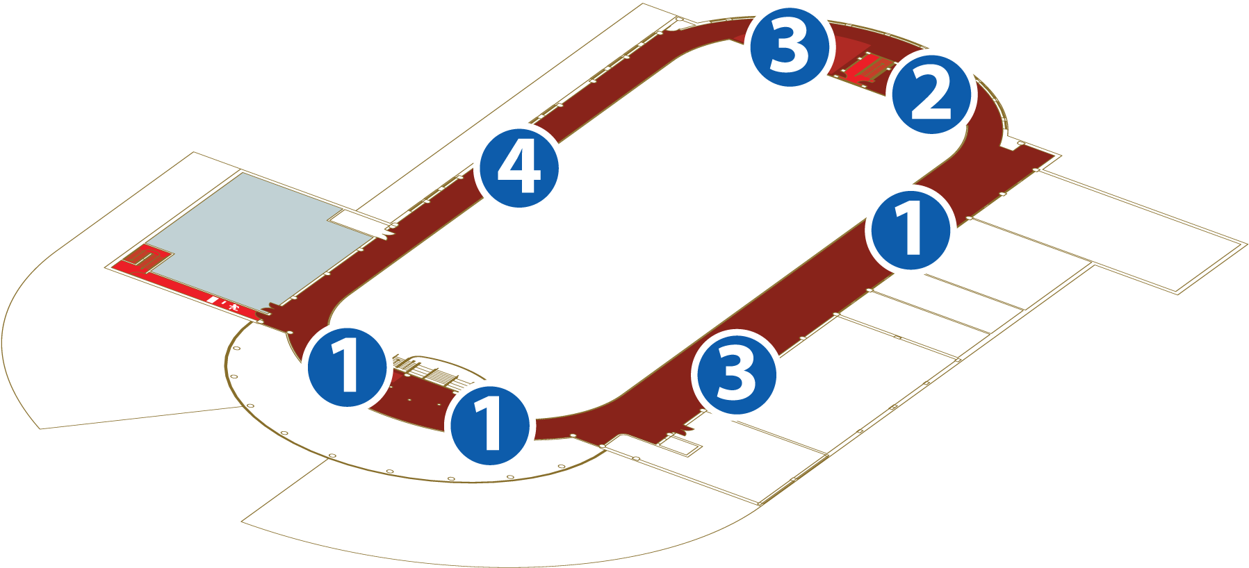 Location Of Equipment - Circle (1860x935)