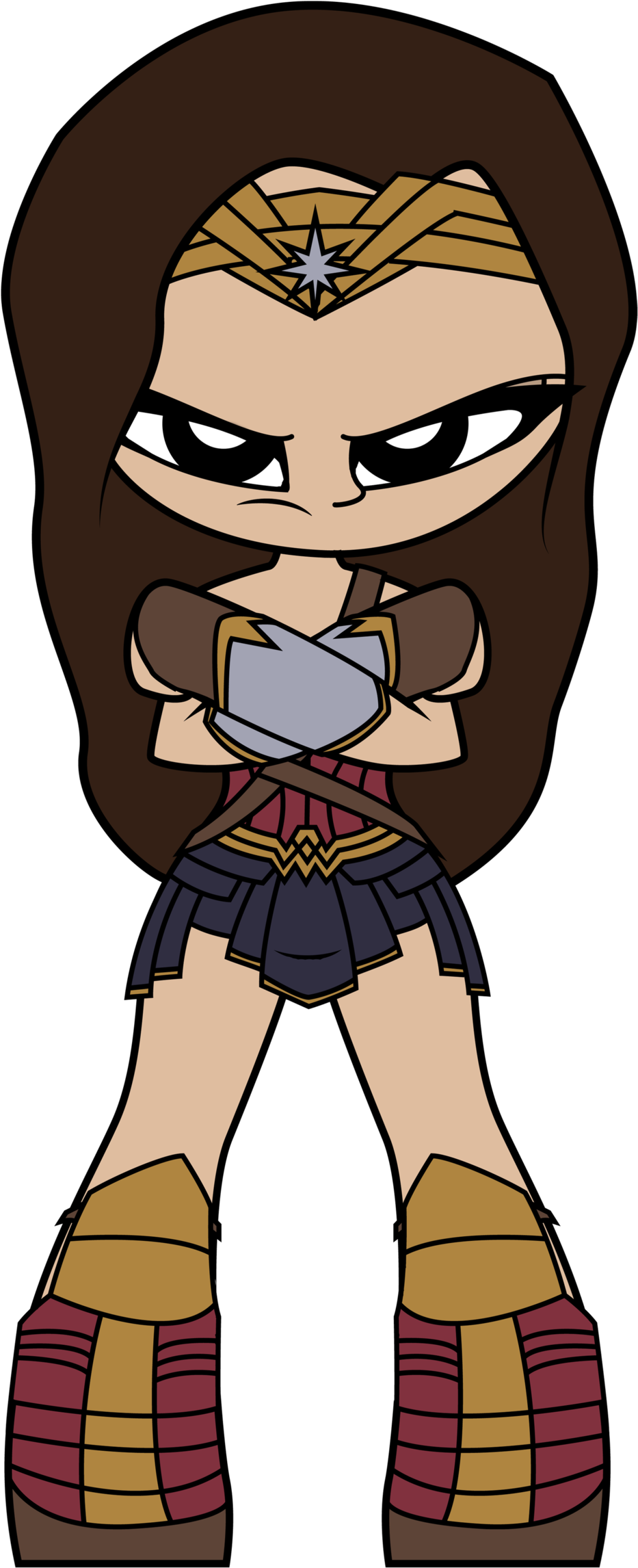 Mini Wonder Woman By Rainheart94 - Dc Extended Universe (1024x2383)