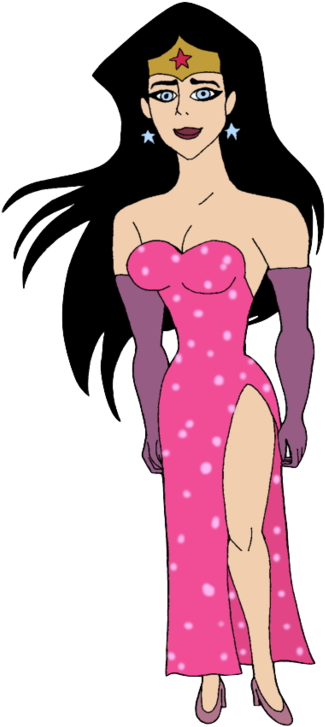 Wonder Woman As Jessica Rabbit By Renthegodofhumor - Cartoon (400x738)