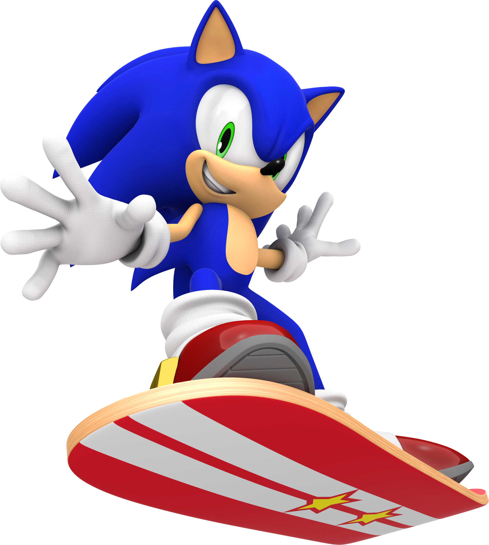 Sonic Board By Tomothys On Deviantart - Sonic On A Snowboard (1905x2124)