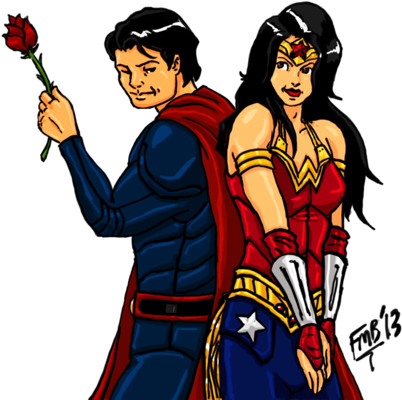 Apr - Superman/wonder Woman (897x891)