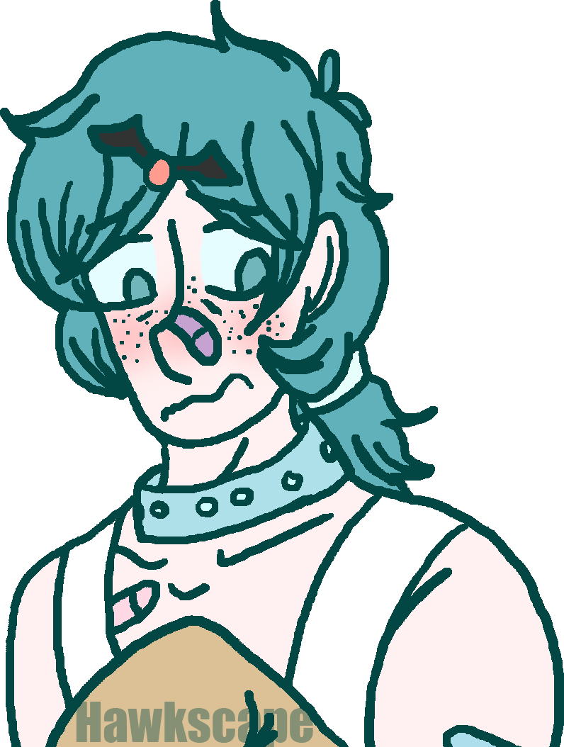 Sad Boy [at] By Hawkscape - Illustration (796x1054)