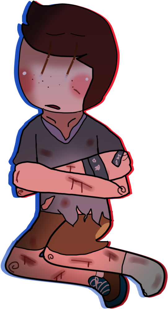 Sad Boy Is Sad By Aborealis - Hello Neighbor Player Act 2 (718x1113)