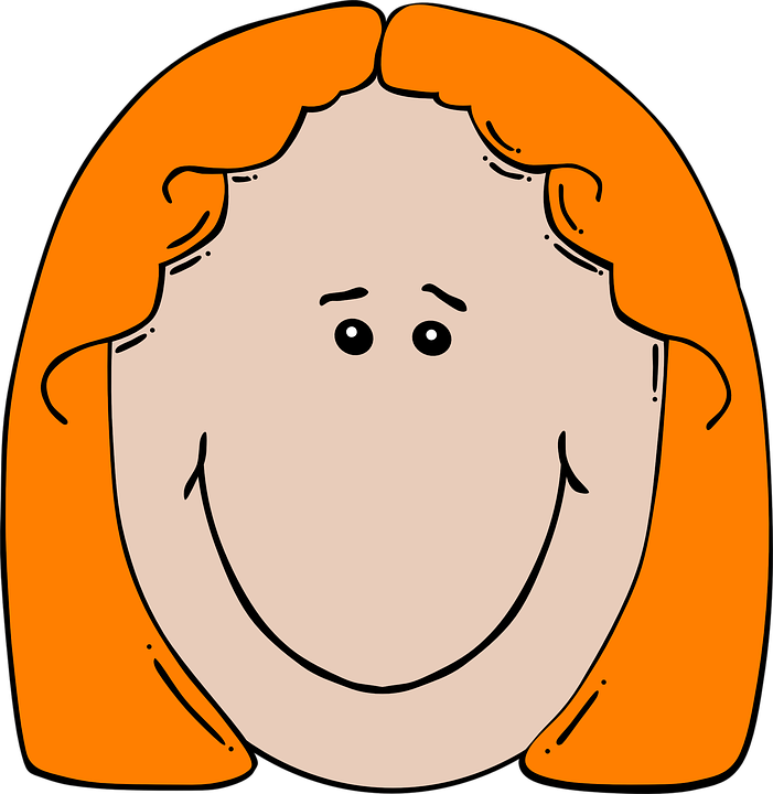 Ginger Clipart Woman - Ginger Hair Clipart (1247x1280)