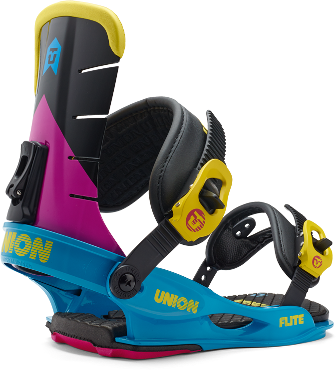 #ll @lufelive #snowboarding #snowboard #bindings Sizes - Union Flite Snowboard Binding Cmyk, M/l (684x750)