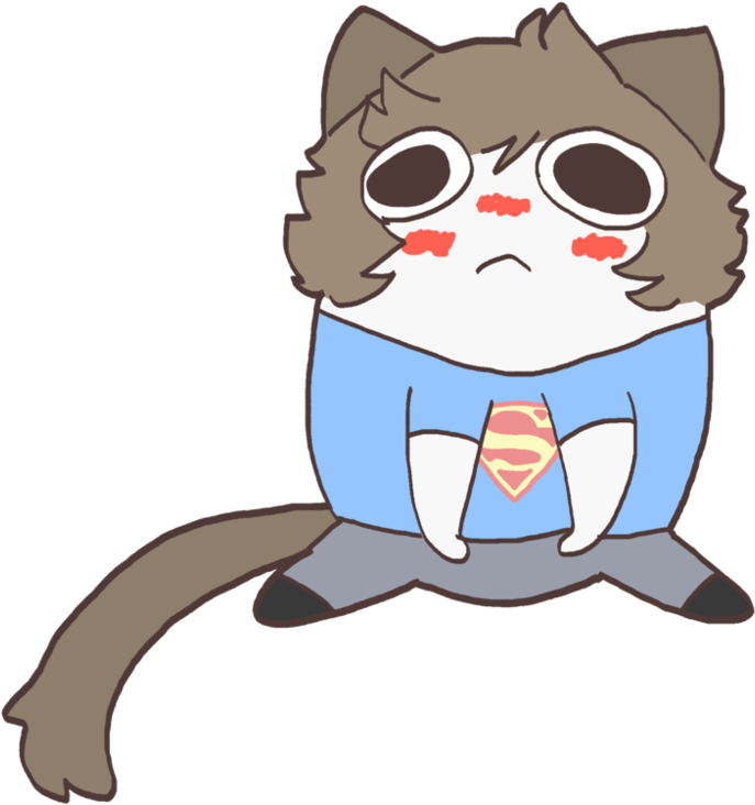 Sad Neko Boy By Sleeeeepy-guuuuuts - Love Emoticon (1000x799)