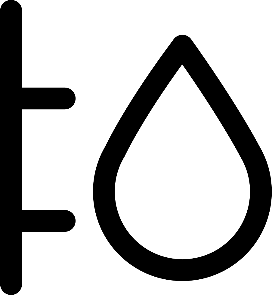 Png File - Water Icon Web Font (904x980)