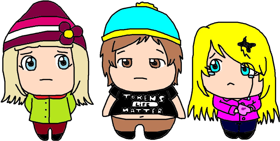 Sad Love Triangle By Kawaii-artistic - Cartoon (1024x632)
