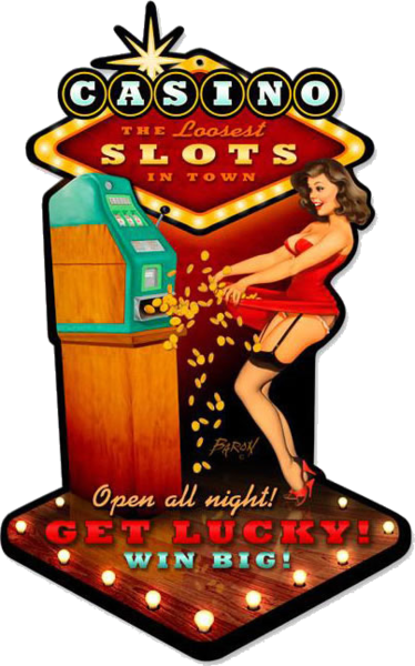 Retro Tin Sign - Past Time Signs Bvl022 Casino (374x600)