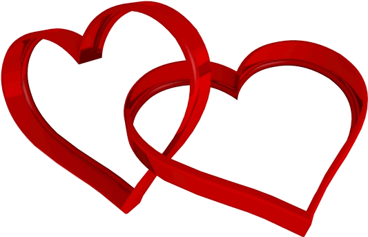 Linked Hearts Email Icon - Intertwined Hearts Clip Art (640x480)