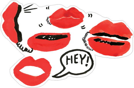 Sticker 2 From Collection «bouffants & Broken Hearts» - Sticker 2 From Collection «bouffants & Broken Hearts» (490x317)