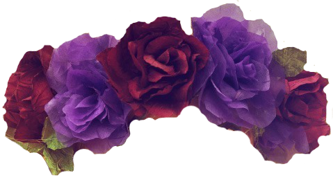 24 Images About Flowercrown Overlays On We Heart It - Purple Flower Crown Transparent (479x260)