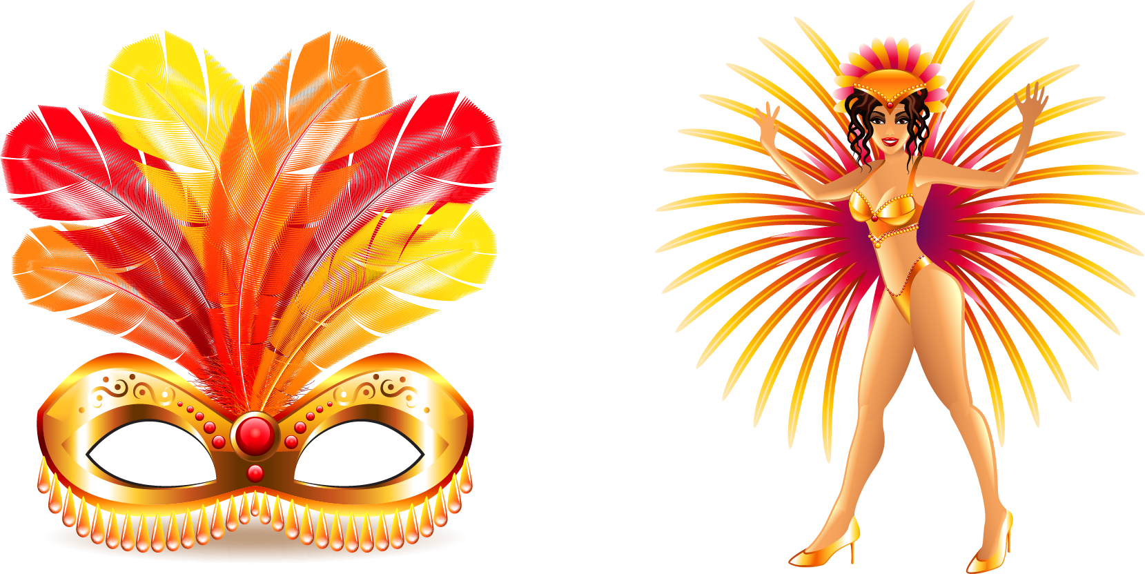 Carnival Of Venice Brazilian Carnival Carnival In Rio - Carnival Of Rio Png (1659x832)