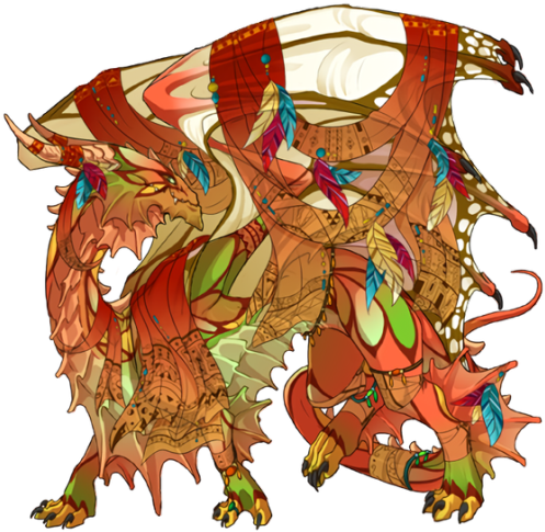 Look How Gorgeous She Is - Dragon (500x500)