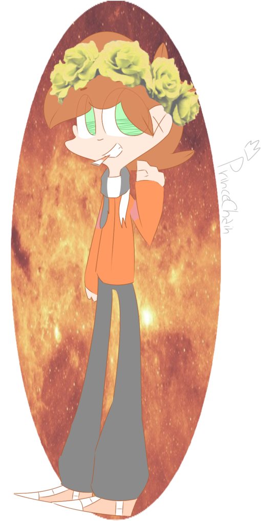 [speedpaint] Flower Crown - Illustration (681x1174)