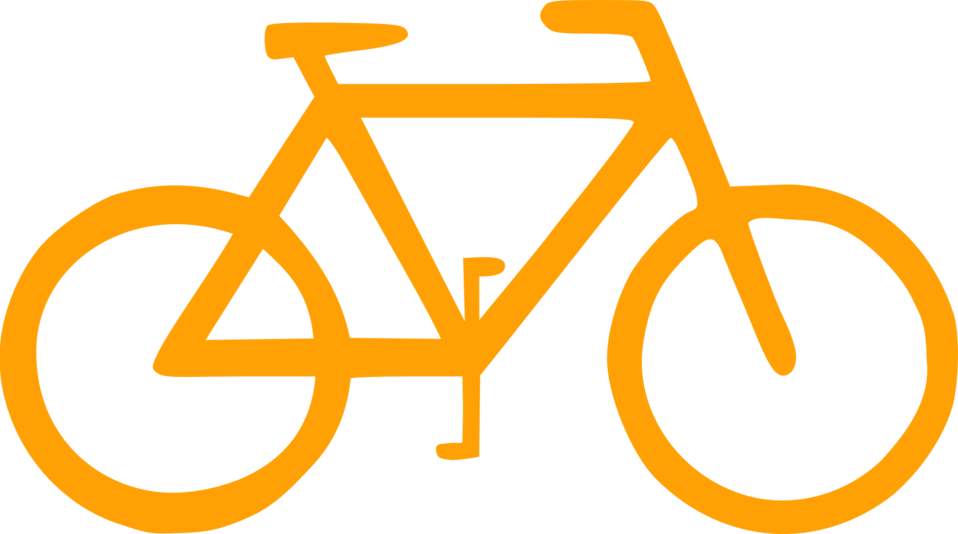 Illustration Of A Bicycle - Bike Sign Vector (958x534)