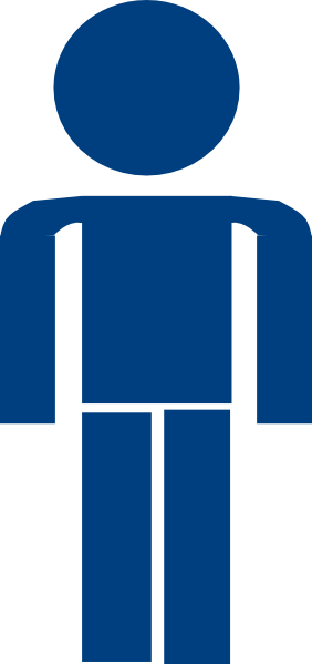 Male Svg Clip Arts 282 X 599 Px - Figures .png (282x599)
