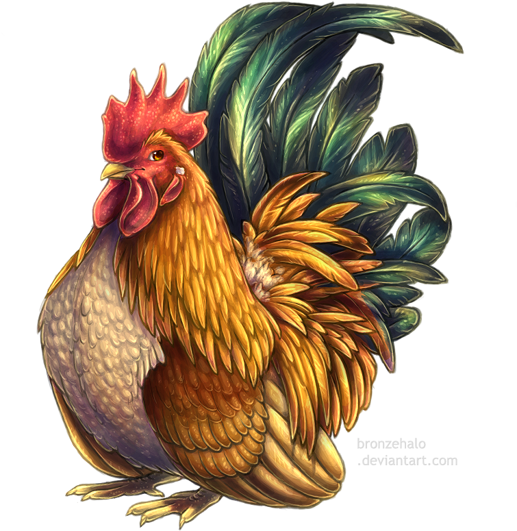 Japanese Bantam By Bronzehalo - Chabo Bantam (800x800)