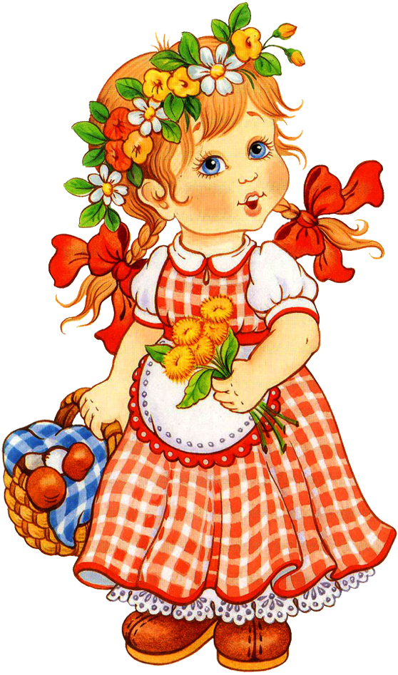 Laminas Para Decoupage 3 - Clipart Sweet Girl New (600x1001)