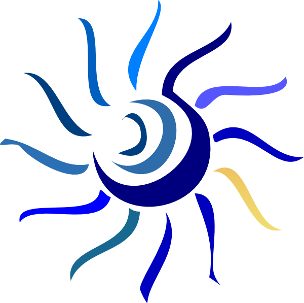 Sun Rays Clip Art (600x597)