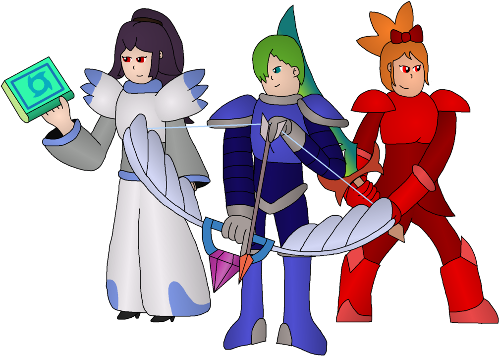 The Terrarian Heroes By Leonidas23 - Cartoon (1051x760)
