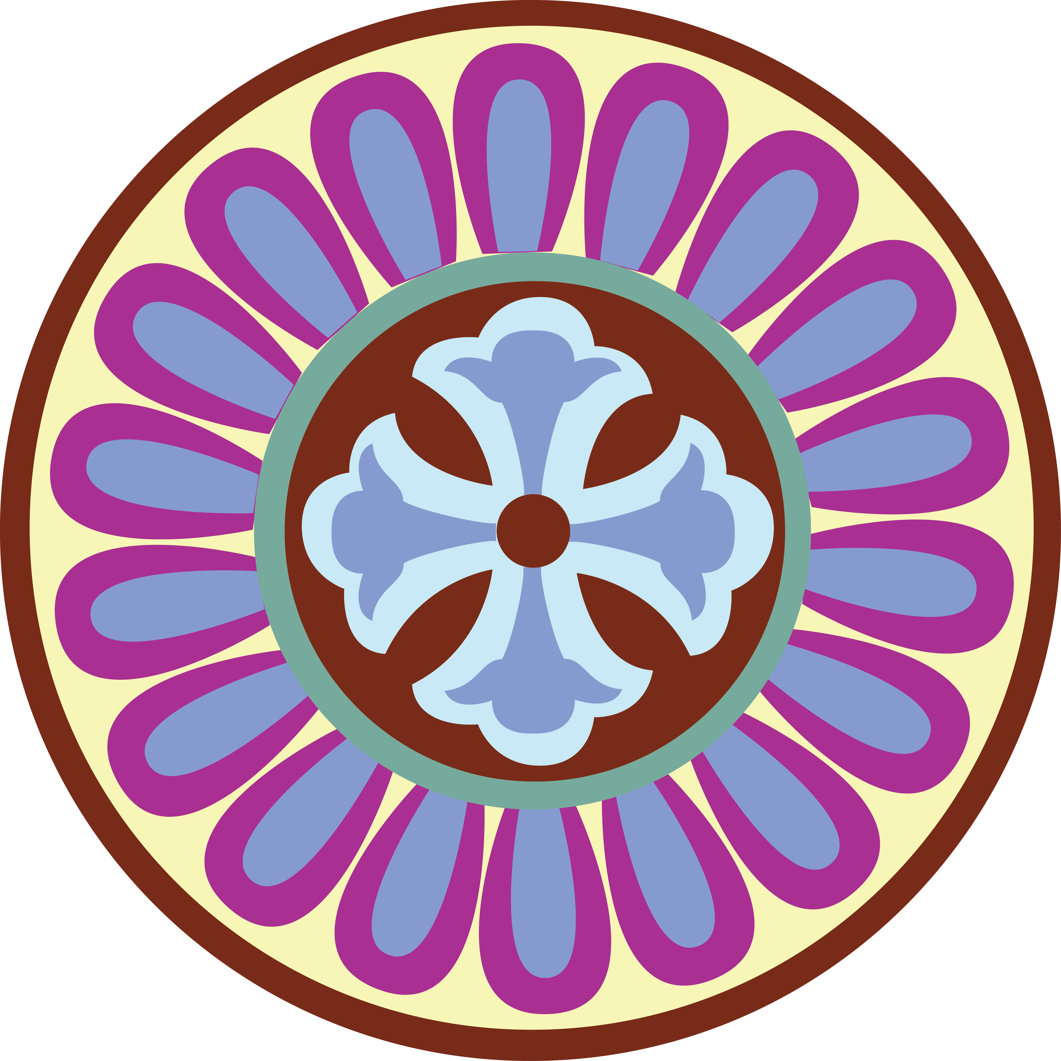 Png Coloured - Rangoli Circle Designs (4036x4036)