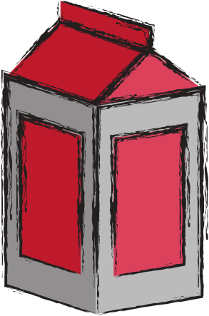Milk Box Icon Doodle Sketch Vector Illustration - Shed (550x550)