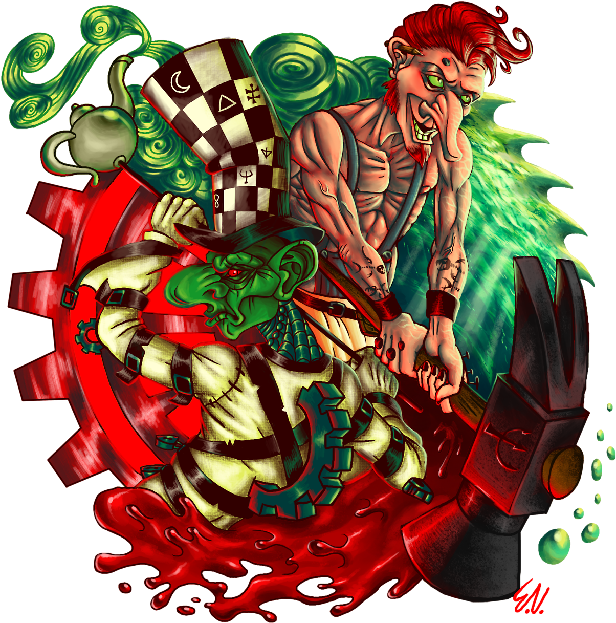 “ Merry Christmas Noot I Had A Blast Drawing Your Two - Tumblr (1280x1280)