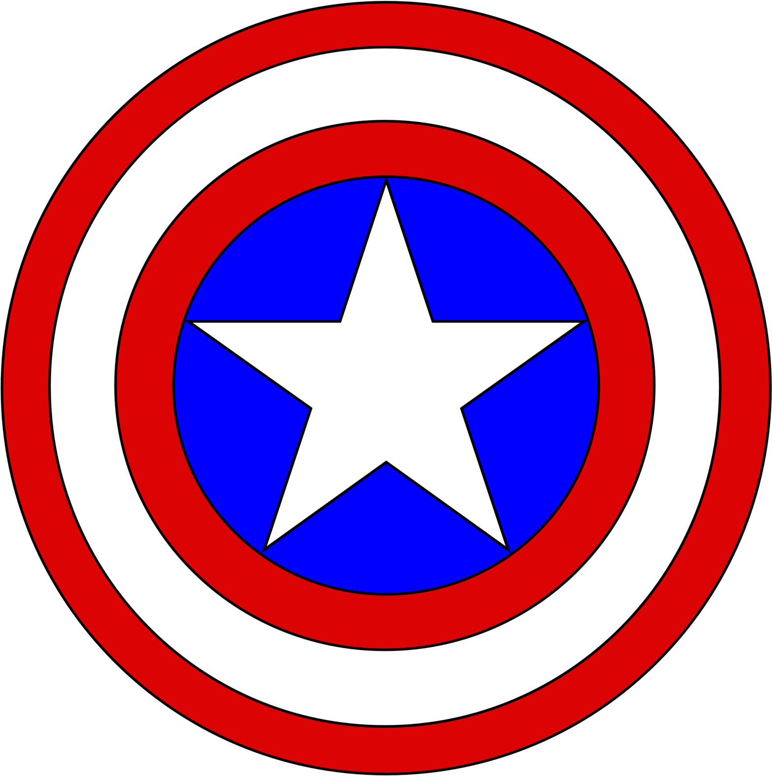 Round Shield Art Related Keywords & Suggestions Clipart - Captain America T Shirt (1600x2071)