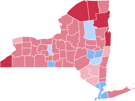 New York Presidential Results - New York State Thruway (440x330)