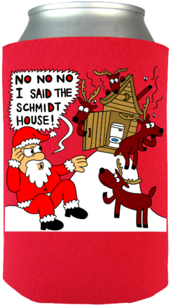 No No No I Said The Schmitt House Funny Ugly Christmas - Cartoon (464x480)