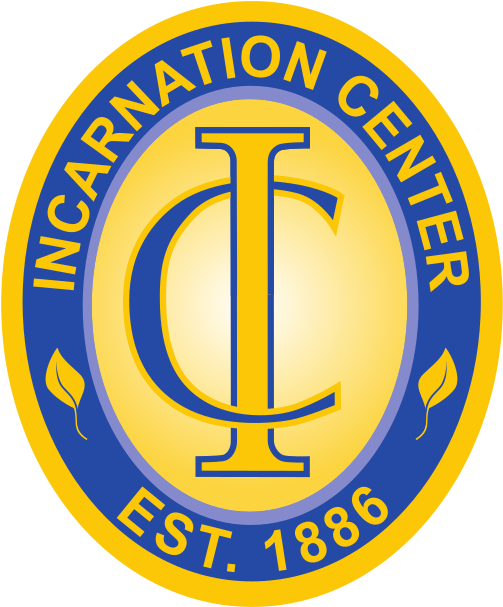 Incarnation Center - Arngwifelogogrey Square Sticker 3" X 3" (540x630)