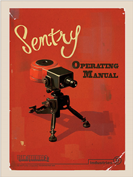 Tf2 Sentry Operating Manual - Team Fortress 2 Sentry Poster (450x422)