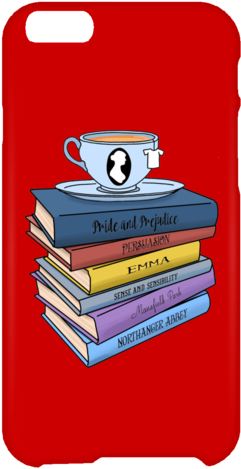 Tea And Books Iphone 6 Plus Case - Mobile Phone (480x480)