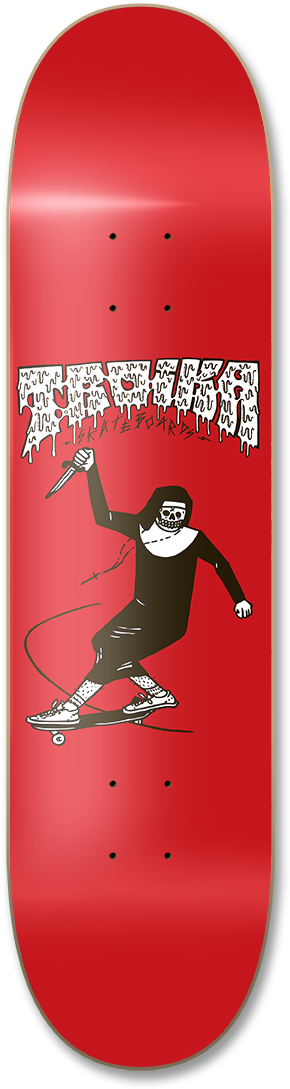 Skate Nun - Red - Poster (425x1151)