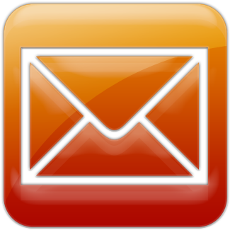 Orange Email Icon - Gold Email Logo (420x420)