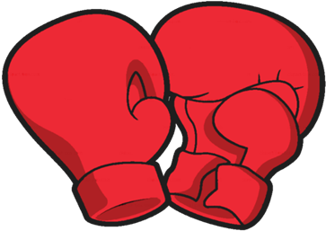 Boxing - Cartoon Boxing Gloves Png (420x420)