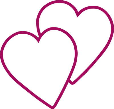 Simple Double Heart - Fotor (400x381)