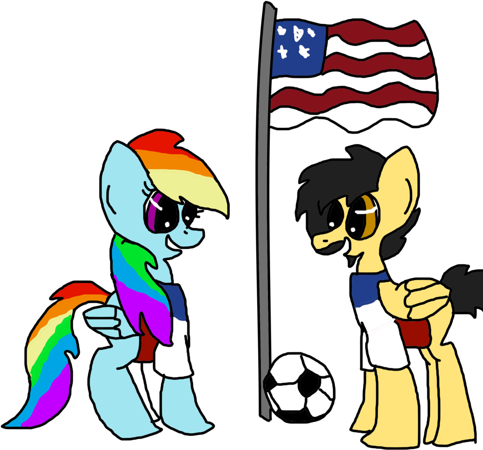 Flowersproutsthepony, Fifa, Flag, Football, Oc, Oc - Cartoon (1024x1024)