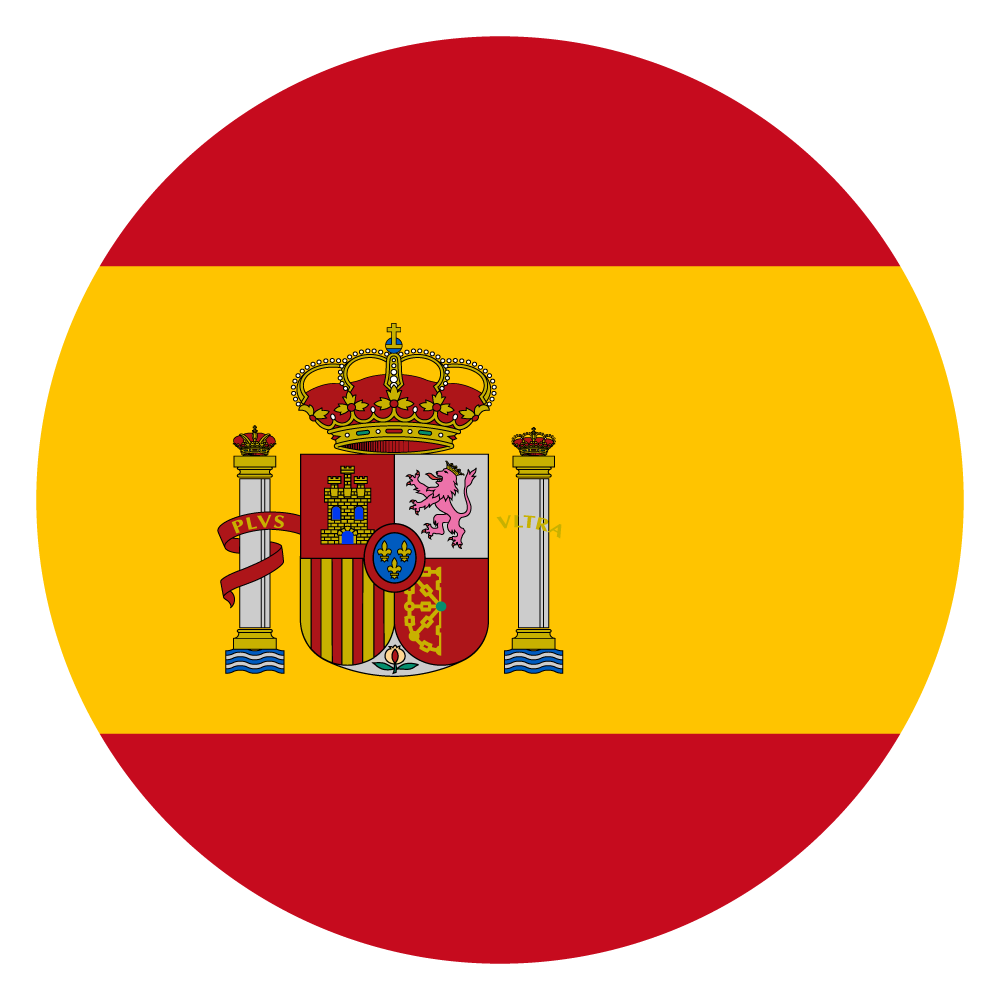 Spain Flag - Spain Flag Circle (1000x1000)