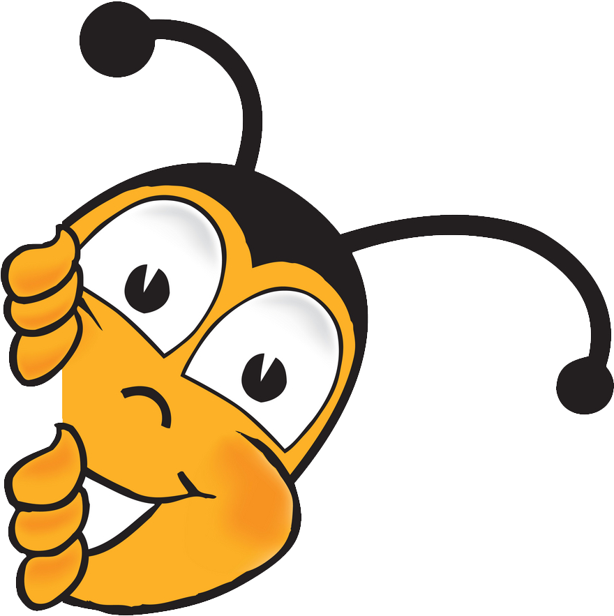 Tag Toppers - Bee Cartoon (939x999)